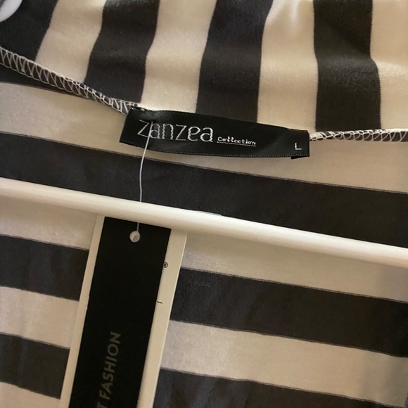 Ladies Striped cardigan - Picture 2 of 2